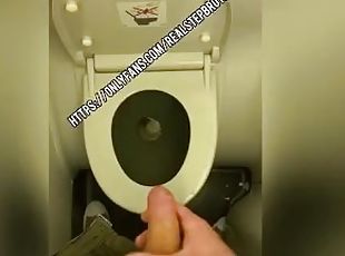 Plane Toilet jerk off