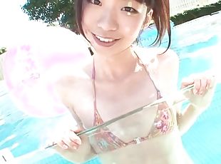 2 Sexy Japanese Micro Bikini Tease