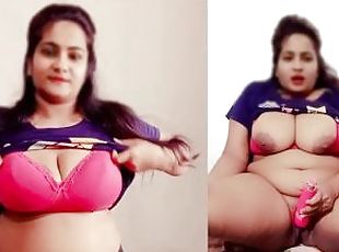 Horny Big Boobs Desi Disha Bhabhi Masturbation
