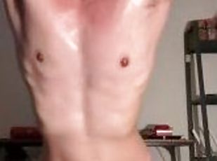 Armpit hair along with jerking off