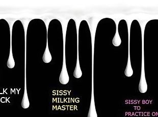 SISSY CUTE FEM BOY MILKING MASTER (audio roleplay) full audio on onlyfans daddy dom sissy gets fuck