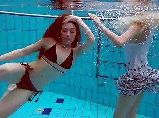 Horney Girls At A Swimming Pool