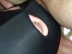 I just cum covered her pussy with multiple cumshots from 2 orgasms and I swallowed every cum drop