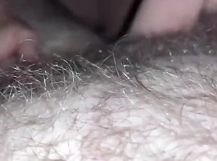 Blond with dreads sucking my big white cock