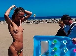 Small tits beach