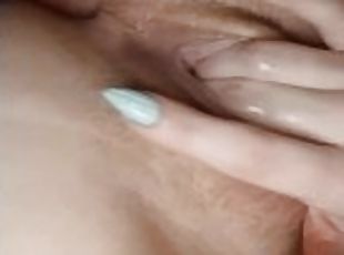 COMPILATION: Petite teen MILF finger fucks her pussy over and over, cumming over her fingers
