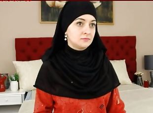 Turkish woman in hijab
