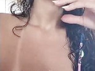 Mommy is smoking 420 and showing her tanlined tits