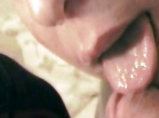 Amateur Chubby House Wife Sucking Cock Up Close Hot