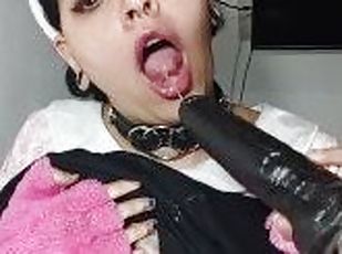 Pregnant Bunny masturbates until she cums with Creamsquirt. Zoe Snake