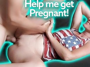 Help me get pregnant!" Sister-in-Law Breeder w/real amateur MILF Marie Clayborn