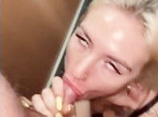 PERFECT DICKSUCKING IN ELEVATOR WITH STRANGER HOTBLONDEFACEFUCK