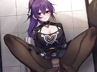 fucked schoolgirl goth in public school bathroom Hentai uncensored