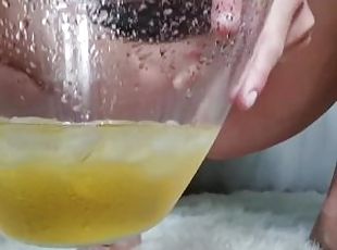 Icecub MORNING PEE FOR MY PISS SLAVE - ChampagneMistress