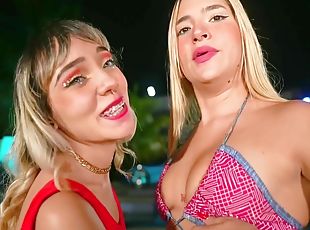 Beautiful Latinas Dance In Bathing Suits And Fuck Each Other With Dildos
