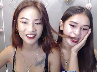 Asian Hotties Enjoy Webcam Session Together